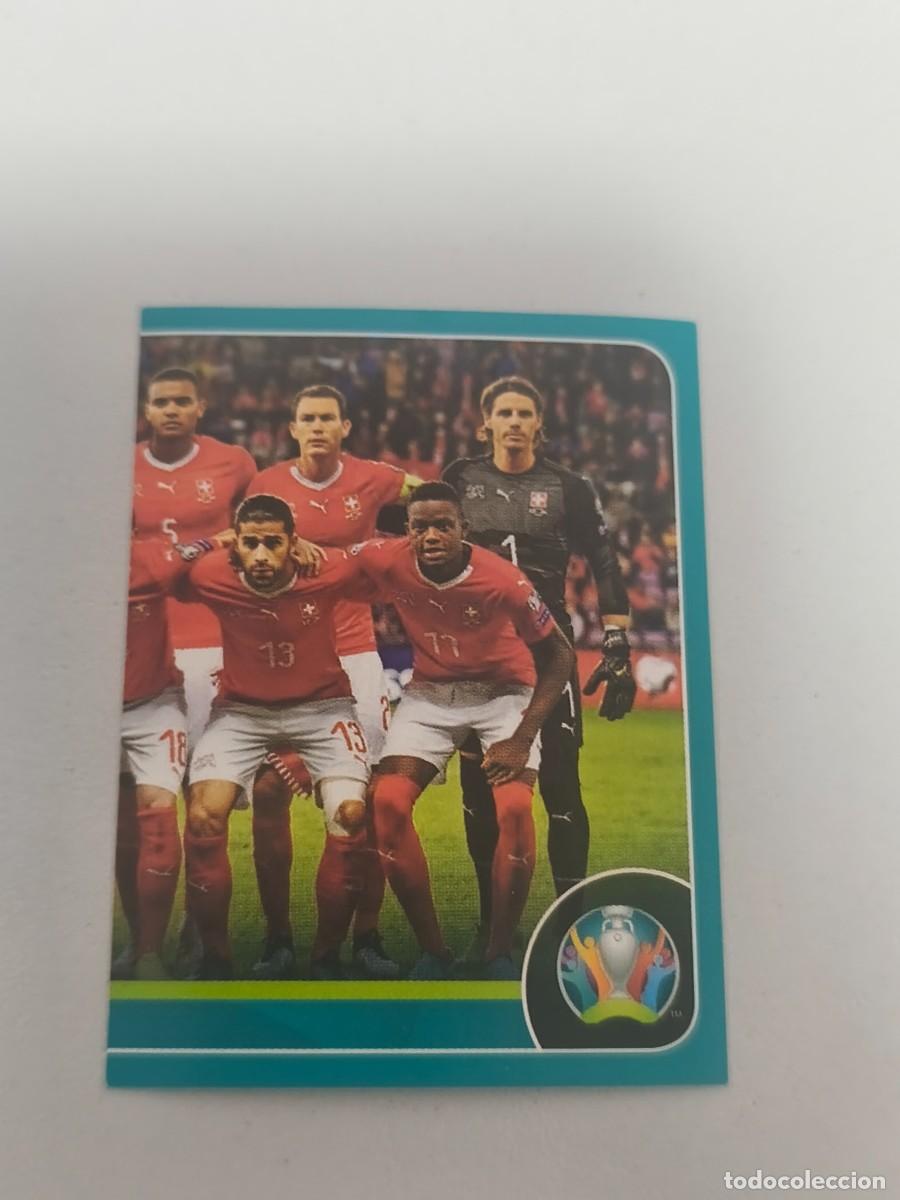 Football Stickers: UEFA EURO 2020 PREVIEW EUROCOPA PANINI EQUIPO 3 SUI CRM2
