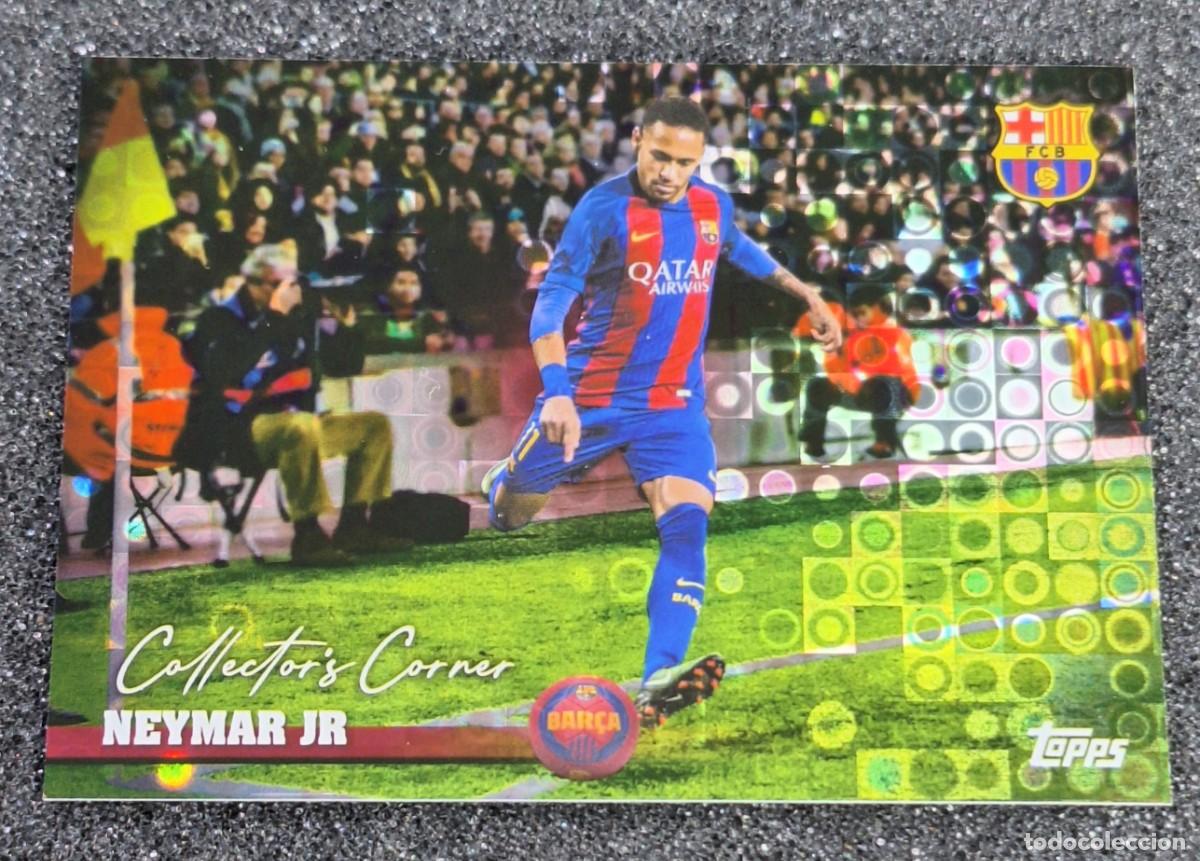 Football Stickers: Neymar Jr. Barcelona Topps Team Set 2025 Collector&acute;s Corner Halo Foil