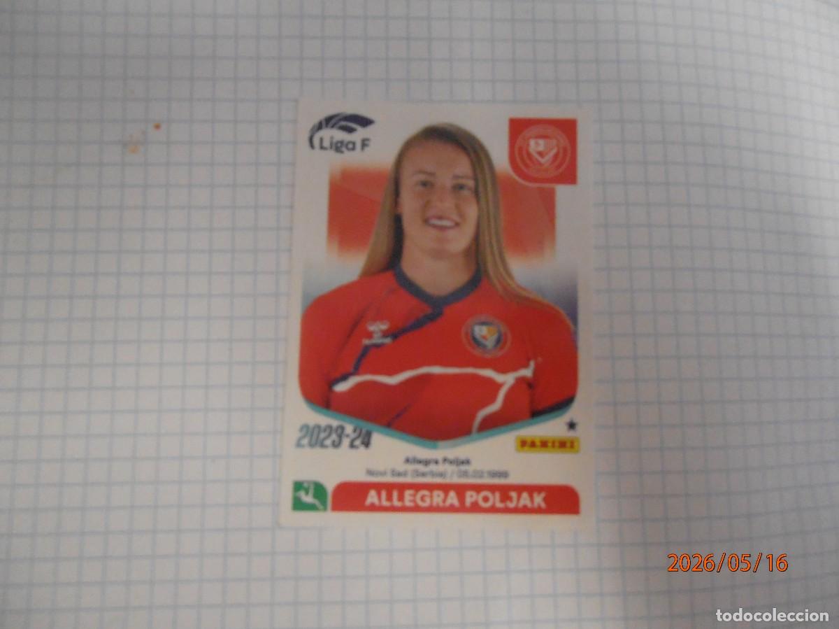 Fu&szlig;ball-Sticker: Allegra Poljak- 158- Liga F 2023-24