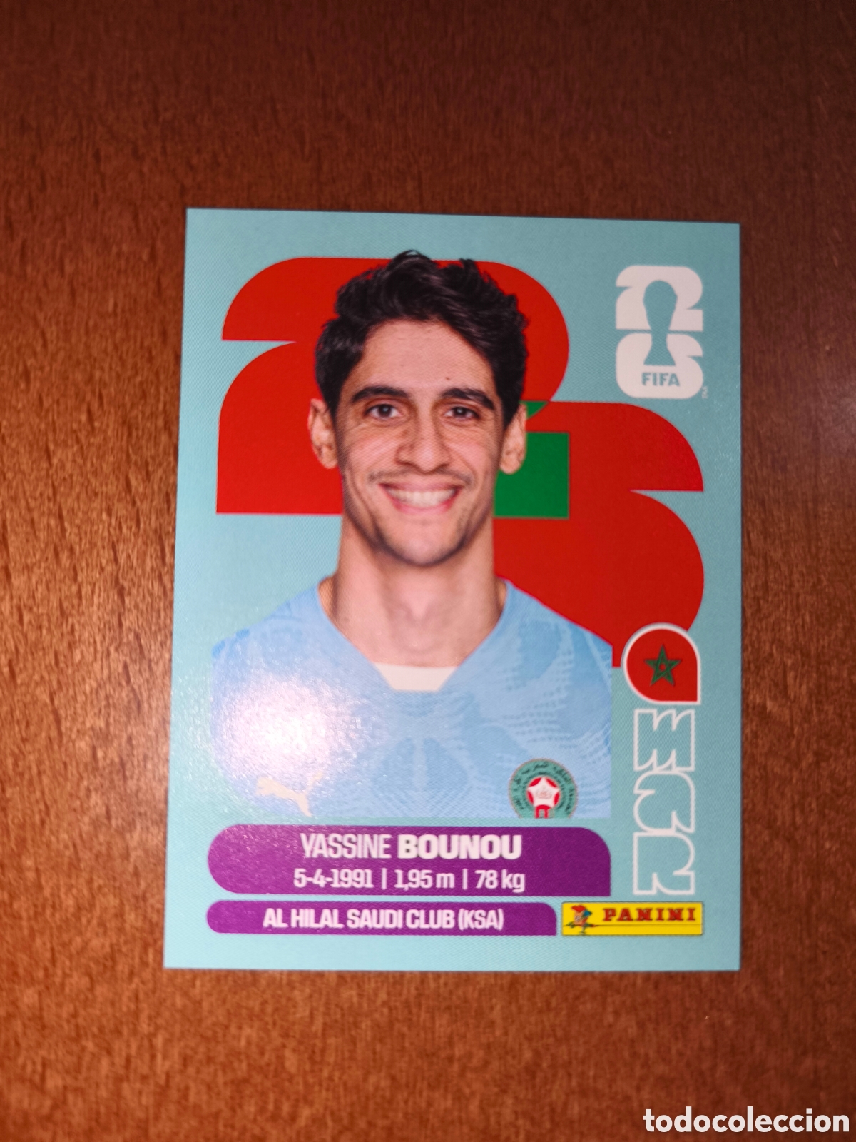 Cromos de F&uacute;tbol: MAR2 Yassine Bounou MAR 2 Fifa World Cup 2026 Marruecos