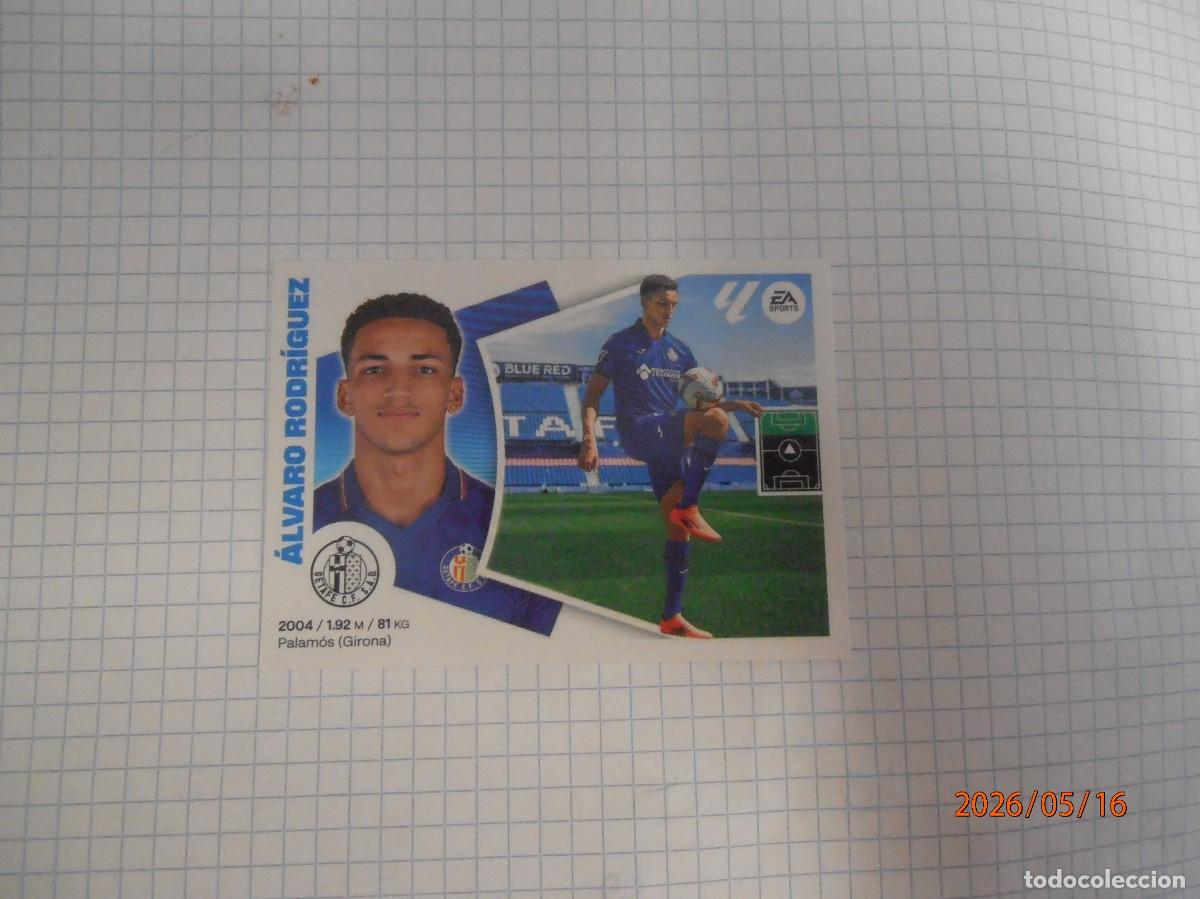 Cromos de F&uacute;tbol: Alvaro Rodr&iacute;guez- Getafe 18 bis- liga 2024-25