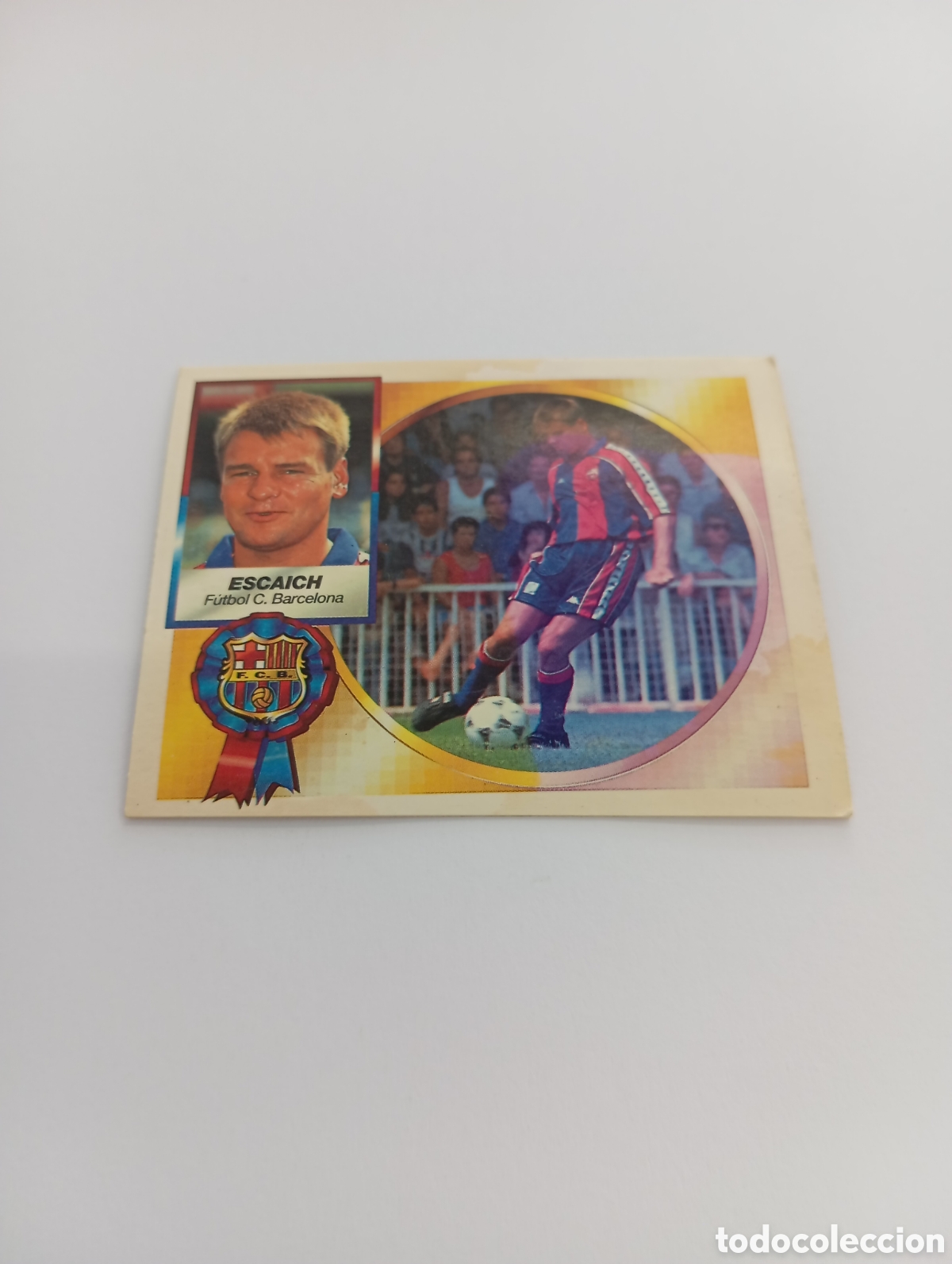 Cromos de F&uacute;tbol: FICHAJE 19 ESCAICH Barcelona Liga Este 1994 1995 SIN PEGAR PANINI 94 95