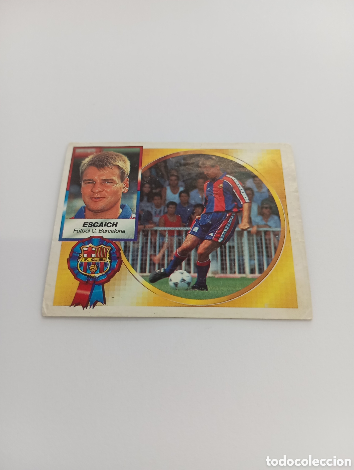Cartes &agrave; collectionner de Football: FICHAJE 19 ESCAICH Barcelona Liga Este 1994 1995 NUEVO SIN PEGAR PANINI 94 95