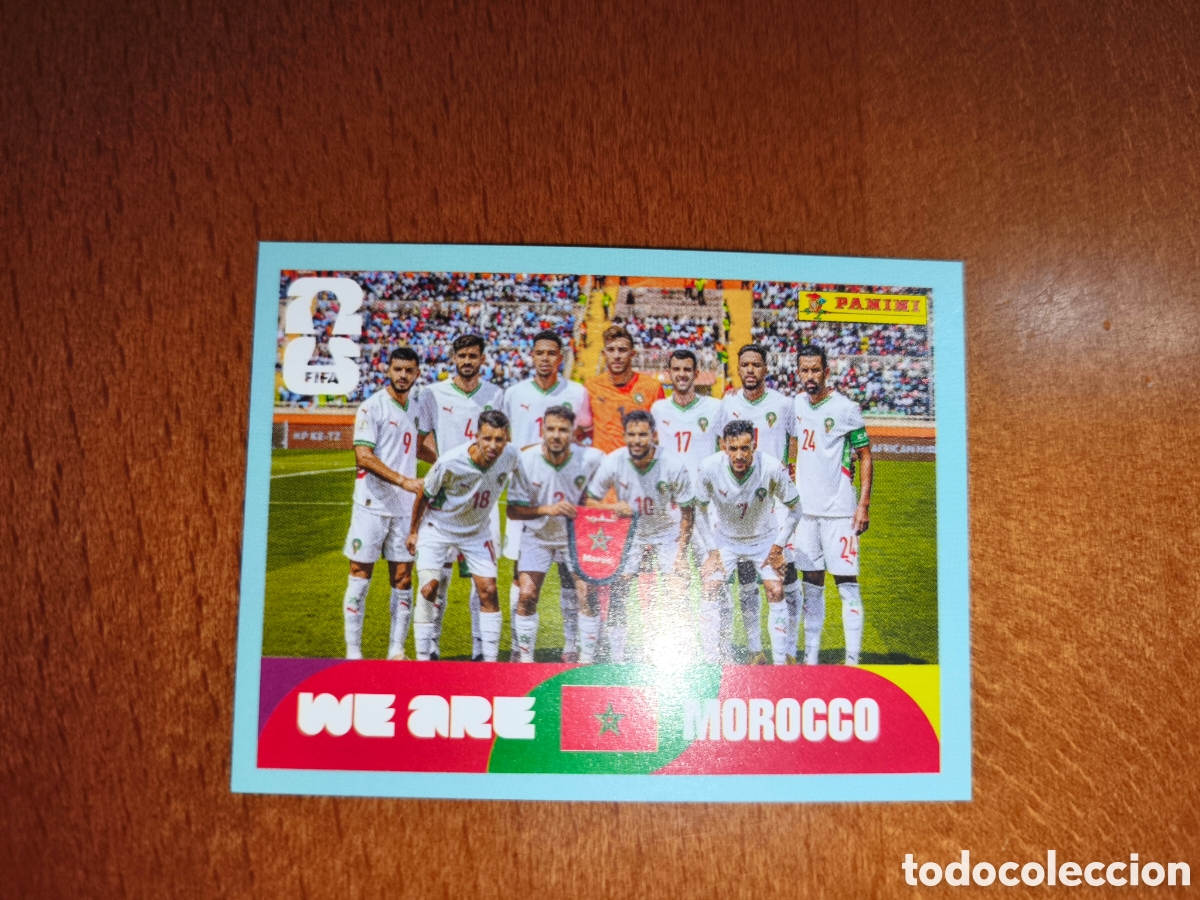 Cartes &agrave; collectionner de Football: MAR13 Equipo MAR 13 Fifa World Cup 2026 Marruecos