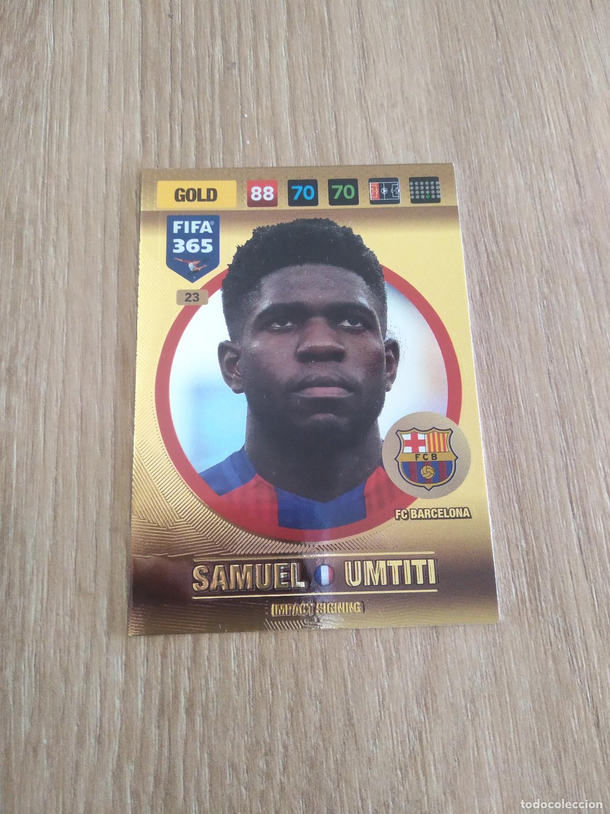 Cromos de F&uacute;tbol: 23 UMTITI BARCELONA BAR&Ccedil;A CROMO FUTBOL PANINI ADRENALYN 16-17 FIFA 365 2016-2017