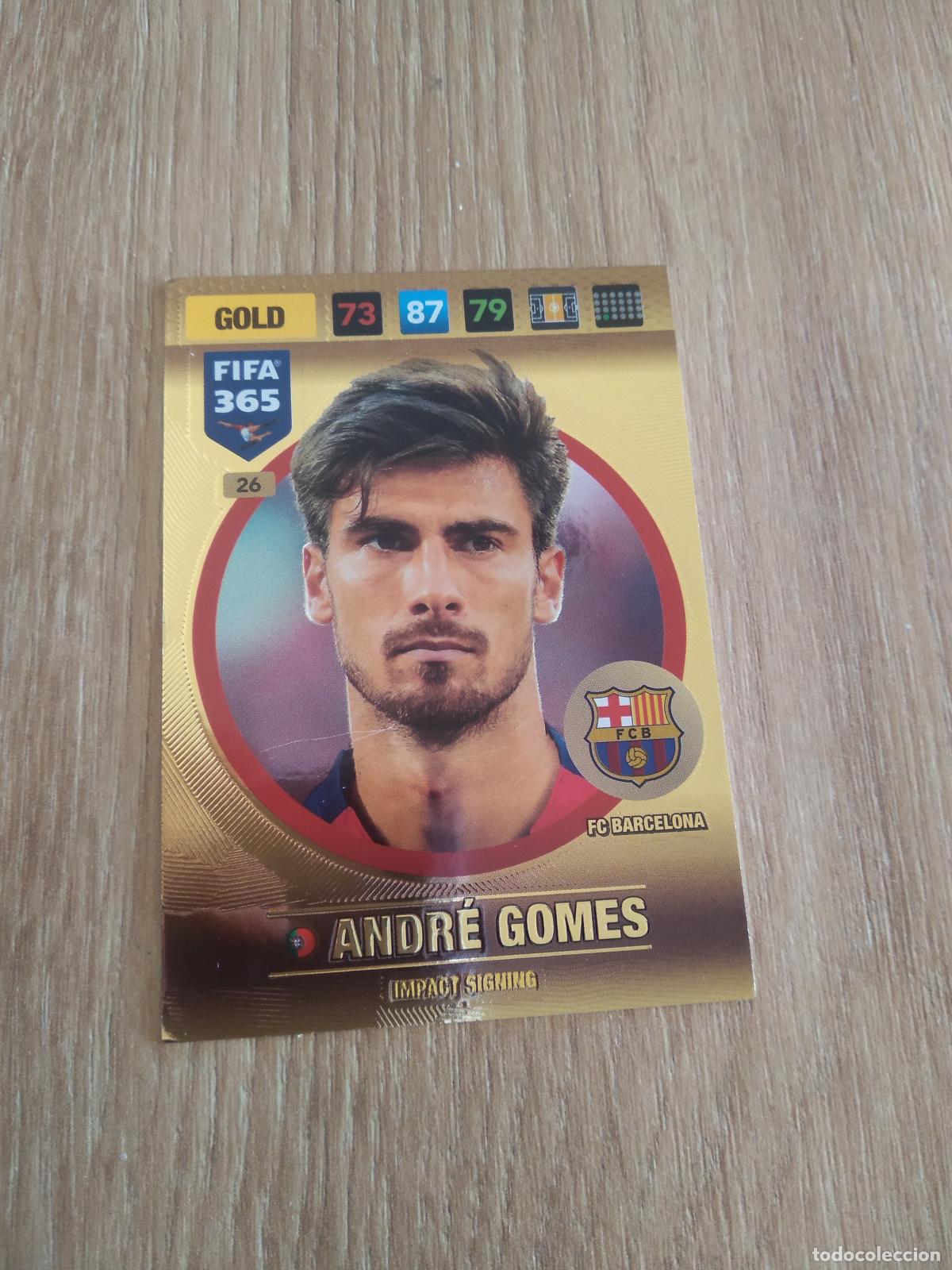 Cromos de F&uacute;tbol: 26 ANDRE GOMES BARCELONA BAR&Ccedil;A CROMO FUTBOL PANINI ADRENALYN 16-17 FIFA 365 2016-2017
