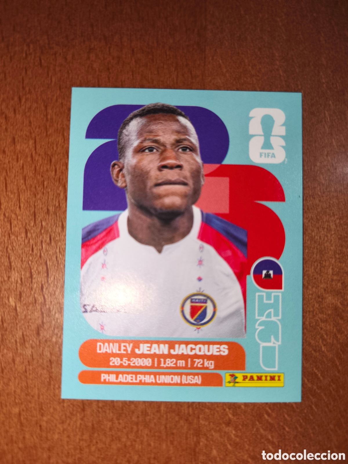 Cromos de F&uacute;tbol: HAI11 Danley Jean Jacques HAI 11 Fifa World Cup 2026 Hait&iacute;