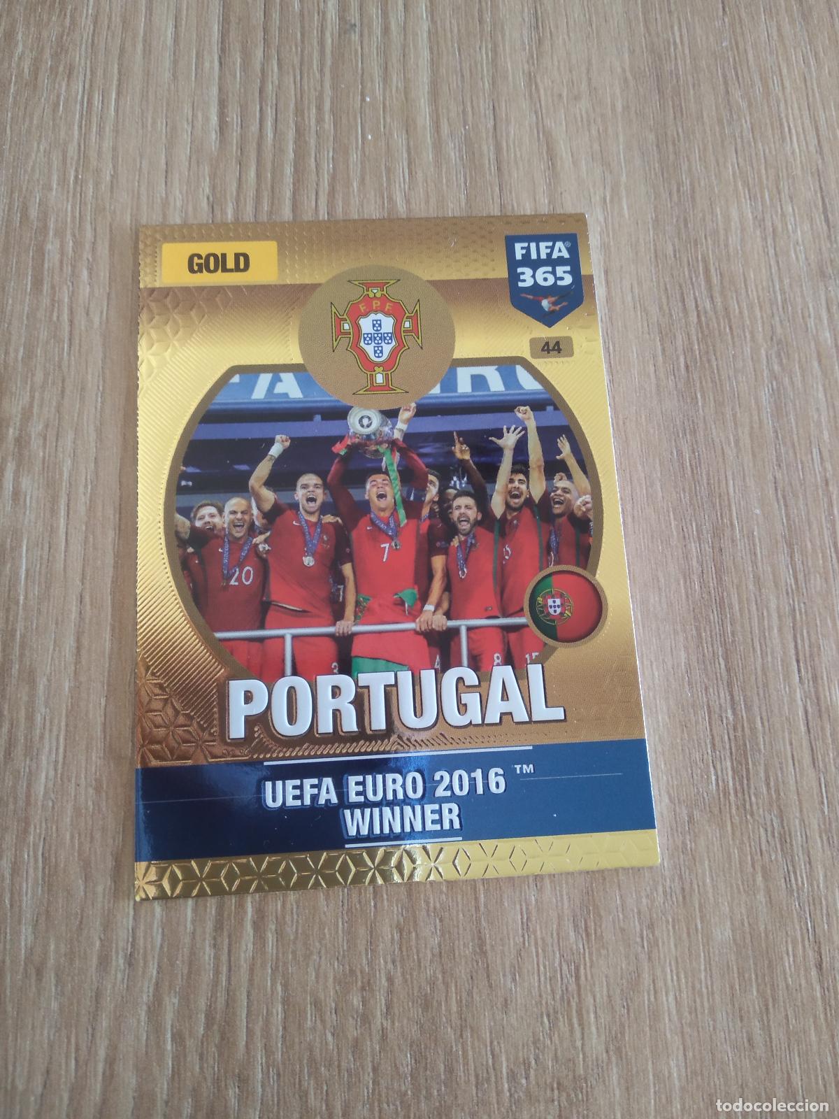 Cromos de Futebol: 44 CRISTIANO RONALDO PORTUGAL EURO 2016 CROMO FUTBOL PANINI ADRENALYN 16-17 FIFA 365 2016-2017