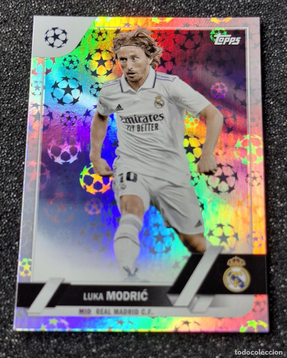 Fu&szlig;ball-Sticker: Luka Modric Real Madrid Topps Champions League Soccer Starball