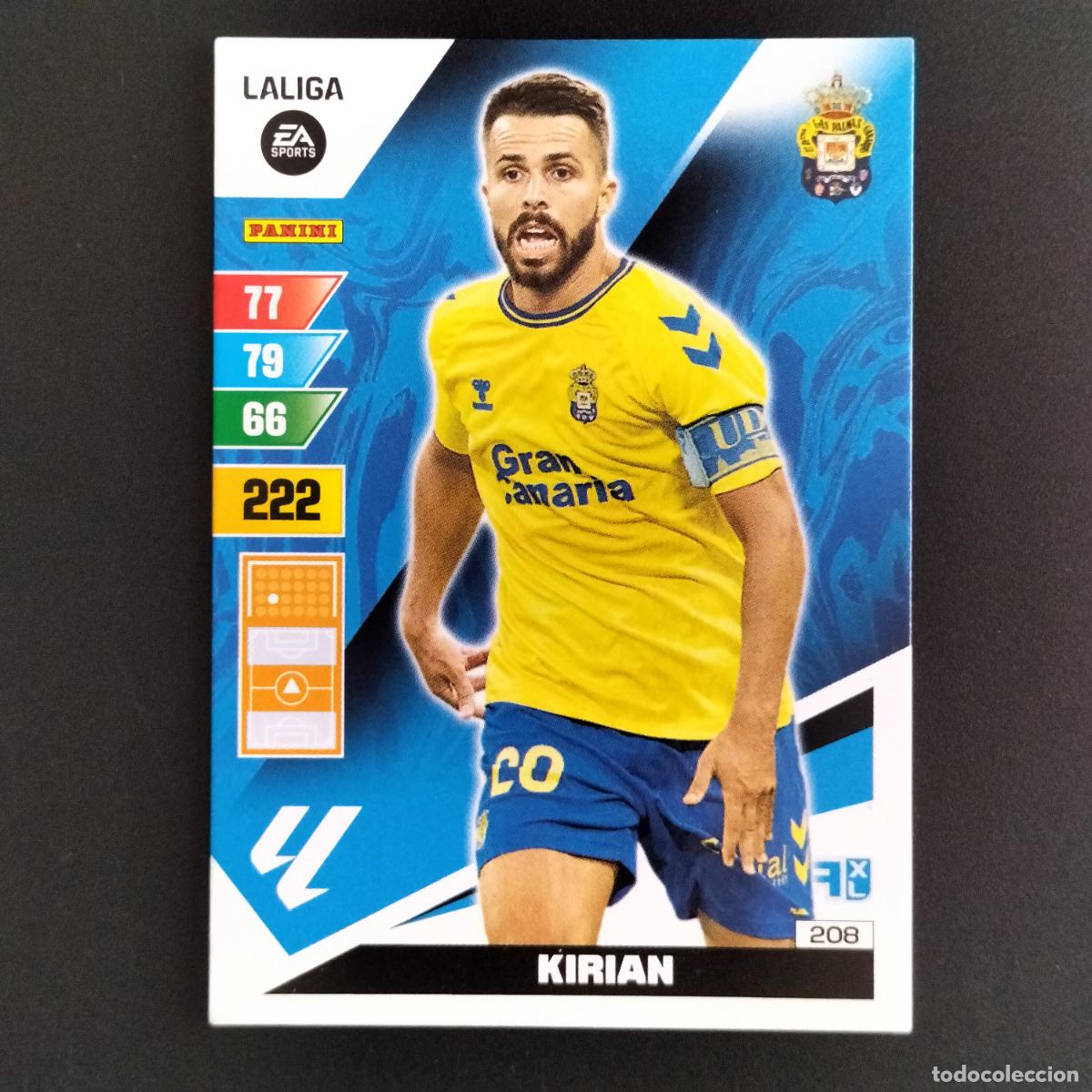 Cartes &agrave; collectionner de Football: 208 KIRIAN LAS PALMAS CROMOS ADRENALYN XL LALIGA CARD 2023 2024 23 24 PANINI
