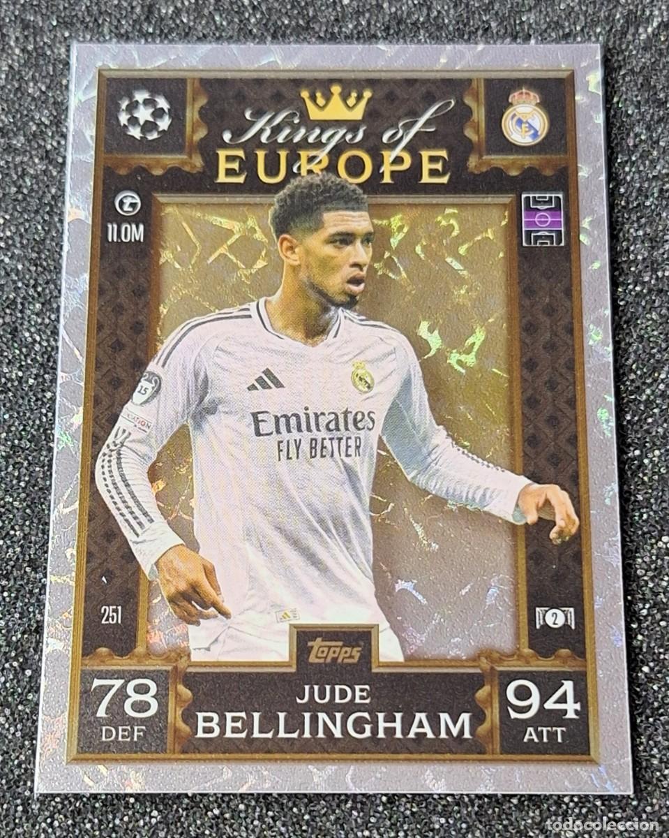 Cartes &agrave; collectionner de Football: Jude Bellingham Real Madrid Topps Match Attax Soccer Kings of Europe