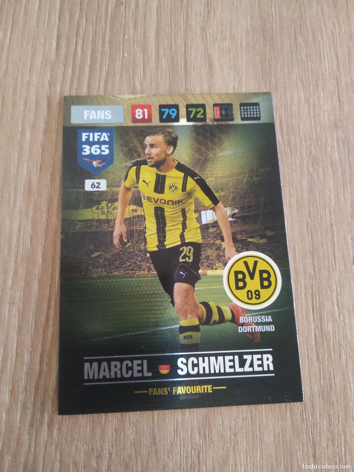 Cartes &agrave; collectionner de Football: 62 SCHMELZER BORUSSIA DORTMUND CROMO FUTBOL PANINI ADRENALYN 16-17 FIFA 365 2016-2017