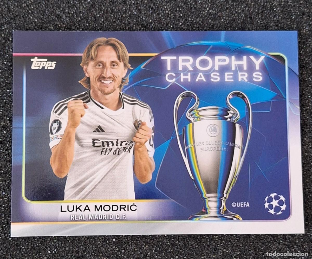 Cromos de Futebol: Luka Modric Real Madrid Topps Champions League Soccer Trophy Chasers