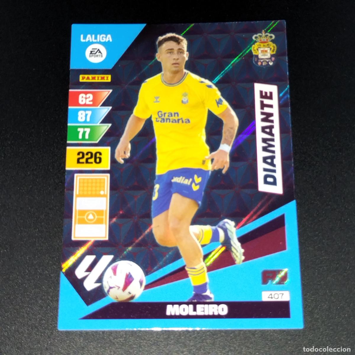 Cromos de F&uacute;tbol: 407 MOLEIRO DIAMANTE LAS PALMAS CROMOS ADRENALYN XL LALIGA CARD 2023 2024 23 24 PANINI