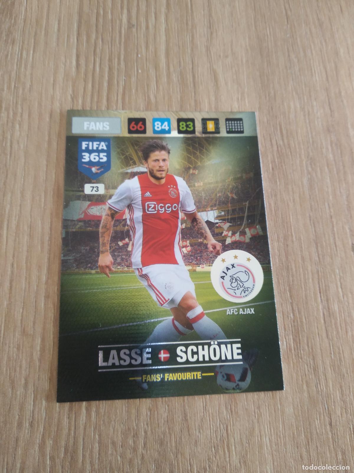 Cromos de F&uacute;tbol: 73 SCHONE AJAX CROMO FUTBOL PANINI ADRENALYN 16-17 FIFA 365 2016-2017