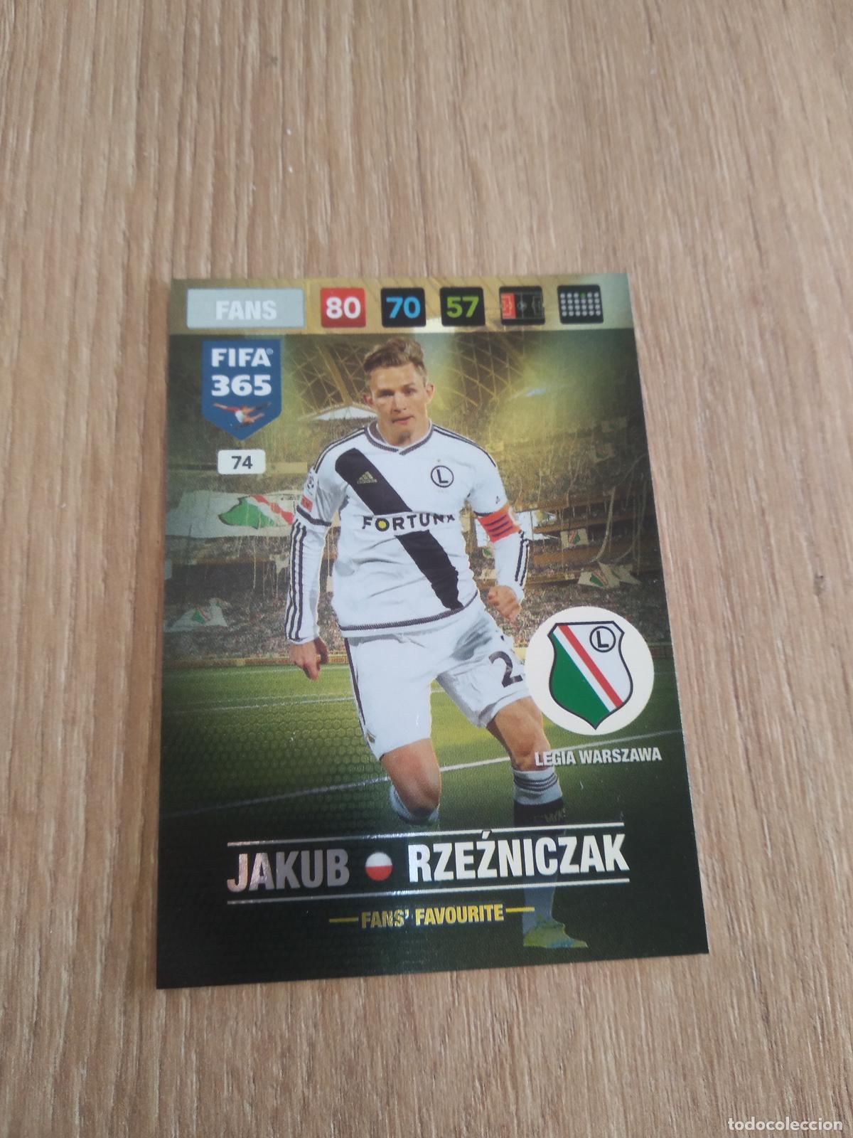 Cromos de F&uacute;tbol: 74 RZEZNICZAK LEGIA WARSZAWA CROMO FUTBOL PANINI ADRENALYN 16-17 FIFA 365 2016-2017