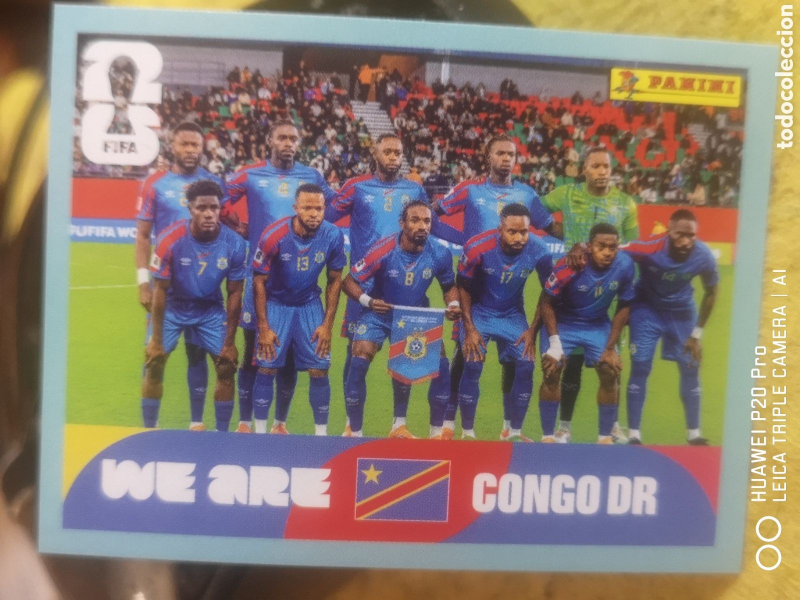 Cromos de F&uacute;tbol: FIFA WORLD CUP MUNDIAL 2026 ALINEACI&Oacute;N CONGO DR - COD 13