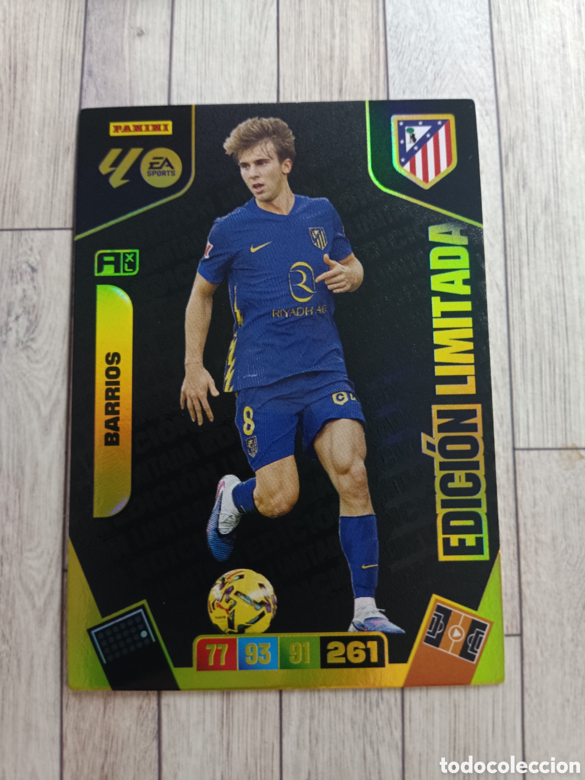Cromos de F&uacute;tbol: PABLO BARRIOS EDICION LIMITADA ATL&Eacute;TICO DE MADRID DREAM BOX ADRENALYN XL 2025 2026 PANINI 25 26