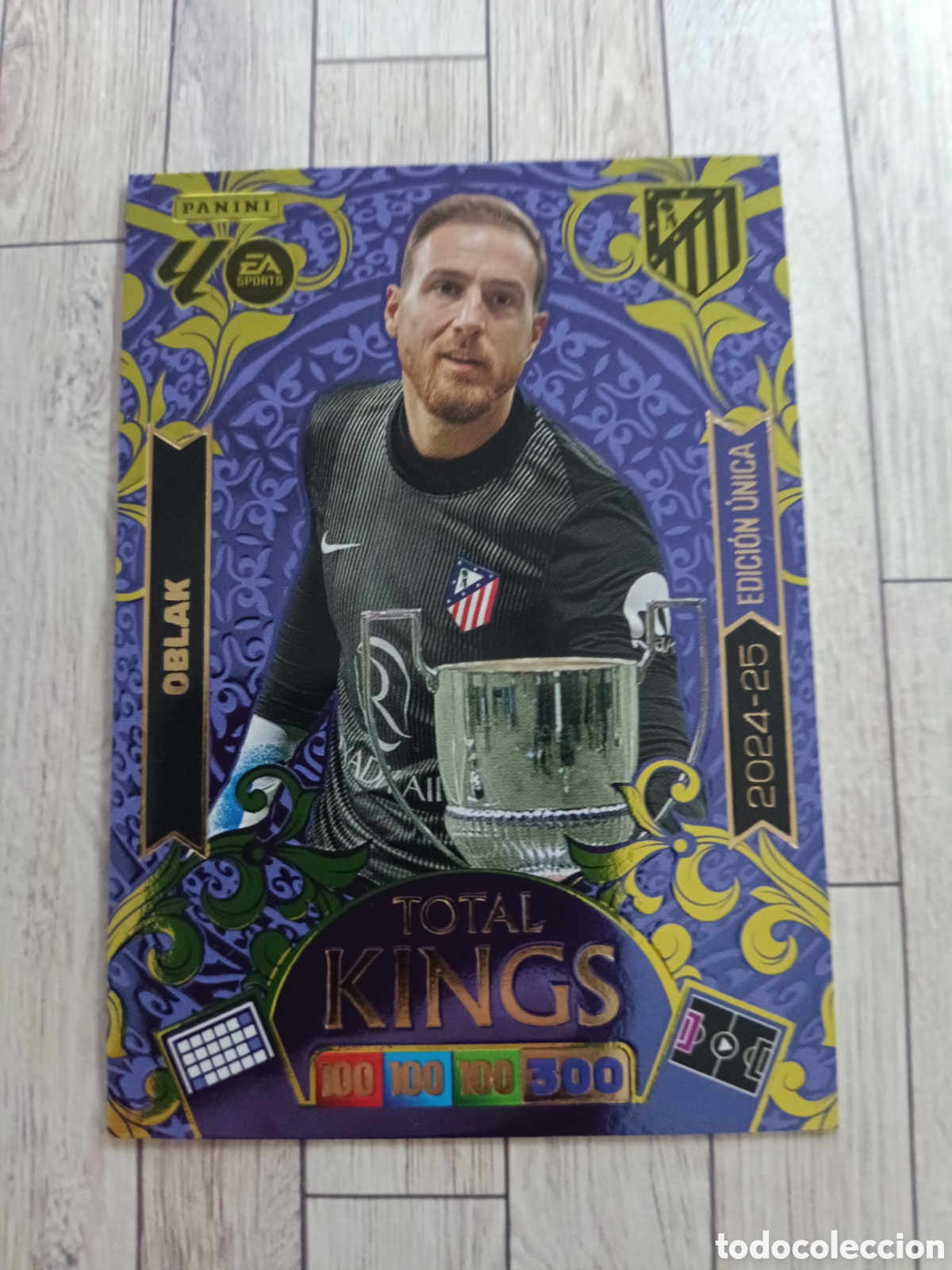 Cromos de f&uacute;tbol: OBLAK ATL&Eacute;TICO DE MADRID TOTAL KINGS DREAM BOX ADRENALYN XL 2025 2026 PANINI 25 26