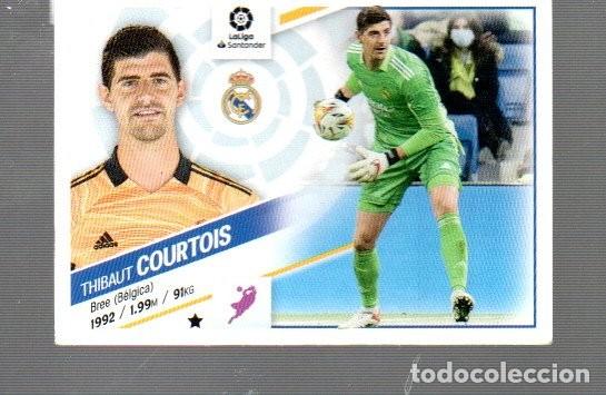 Cartes &agrave; collectionner de Football: CROMO DE FUTBOL DE REAL MADRID COURTOIS N&ordm; 3 DEL A&Ntilde;O 2022/23 DE EDITO ESTE PANINI NO ESTUVO PEGADO