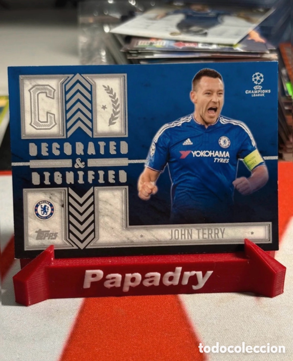 Cromos de F&uacute;tbol: 2015-16 TOPPS UEFA SHOWCASE DECORATED & DIGNIFIED [ JOHN TERRY ] CHELSEA