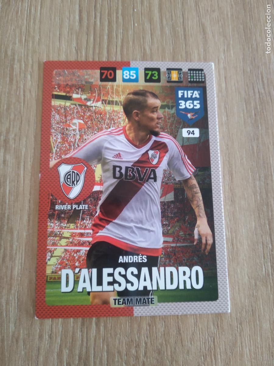 Cromos de F&uacute;tbol: 94 D'ALESSANDRO RIVER PLATE CROMO FUTBOL PANINI ADRENALYN 16-17 FIFA 365 2016-2017