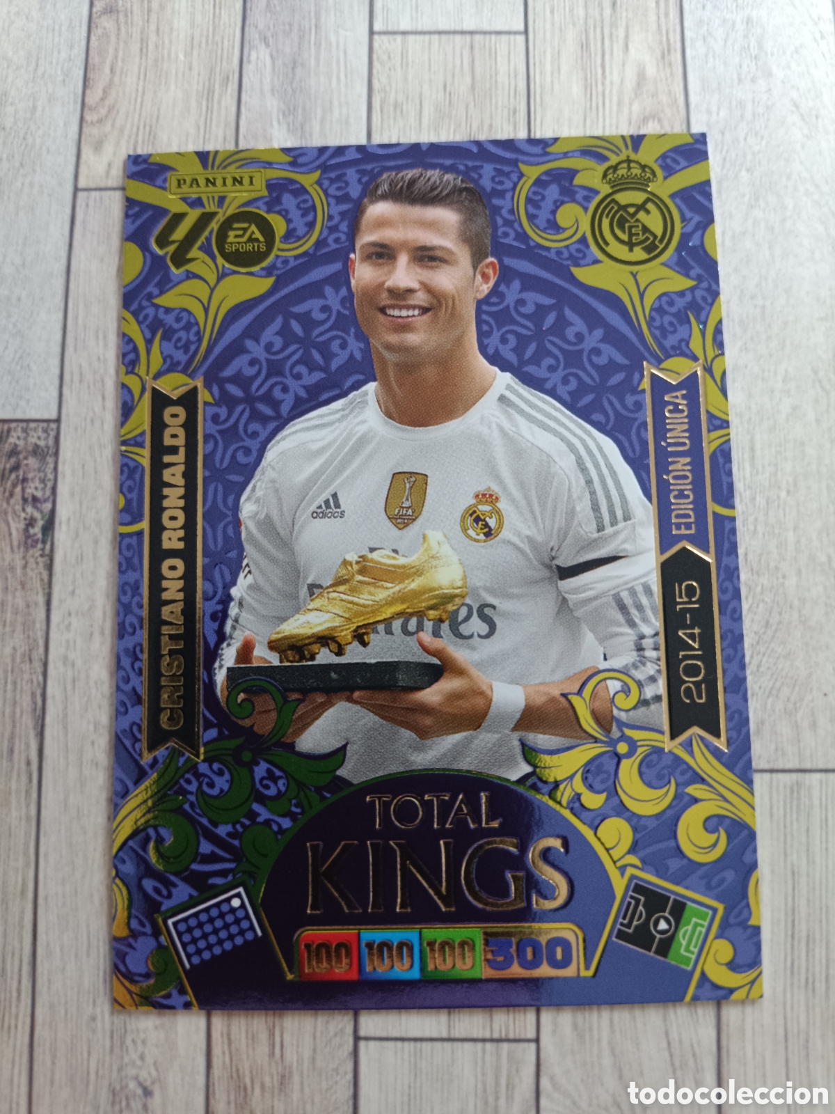 Cromos de F&uacute;tbol: CRISTIANO RONALDO DREAM BOX REAL MADRID 2014-15 TOTAL KINGS ADRENALYN XL 2025 2026 PANINI 25 26
