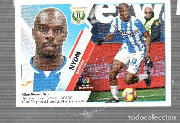 Cromos de F&uacute;tbol: CROMO DE FUTBOL DE LEGAN&Eacute;S NYOM N&ordm; 4A DEL A&Ntilde;O 2019/20 DE EDITO ESTE PANINI NO ESTUVO PEGADO