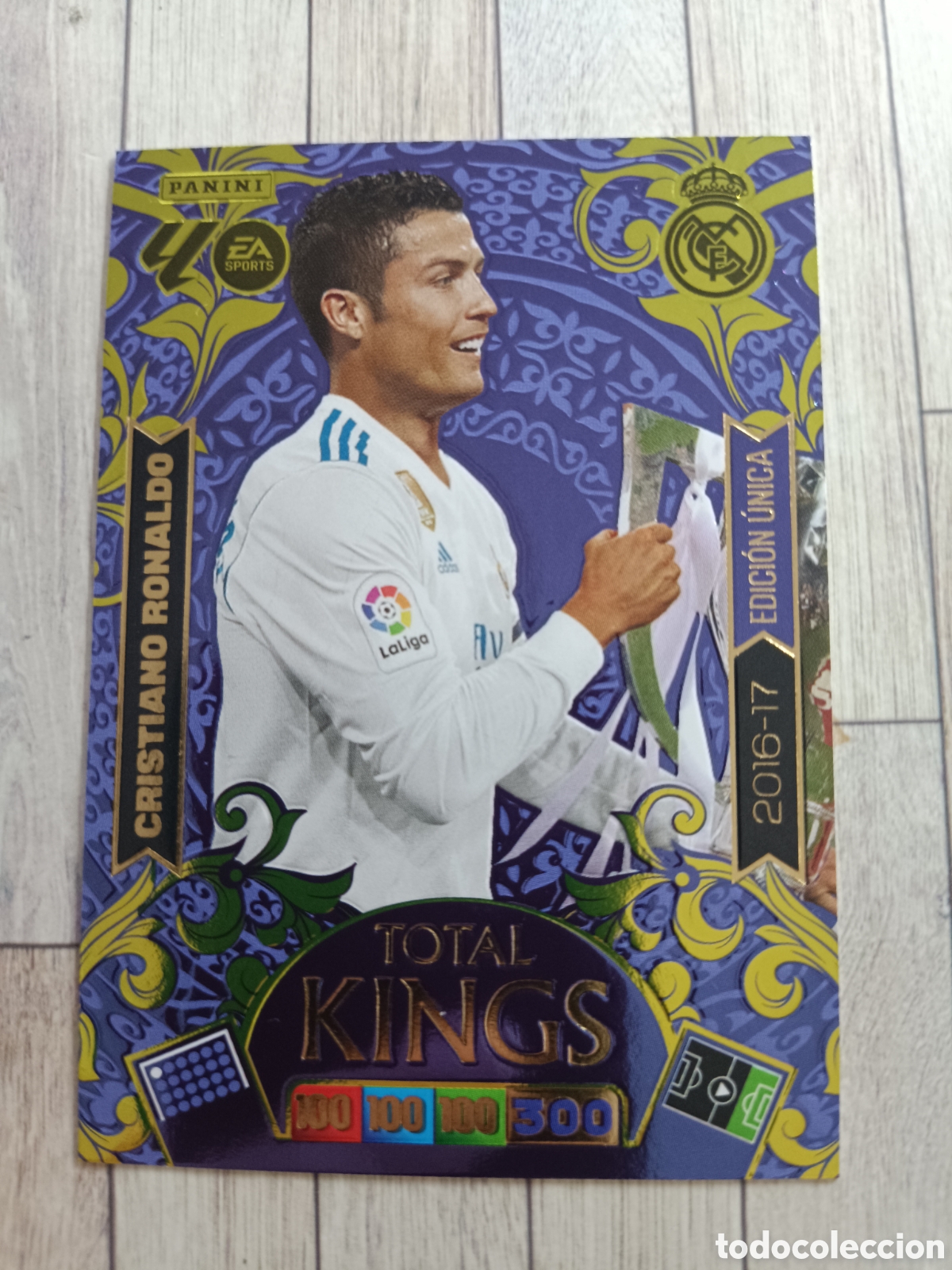 Cromos de F&uacute;tbol: CRISTIANO RONALDO DREAM BOX REAL MADRID 2016-17 TOTAL KINGS ADRENALYN XL 2025 2026 PANINI 25 26