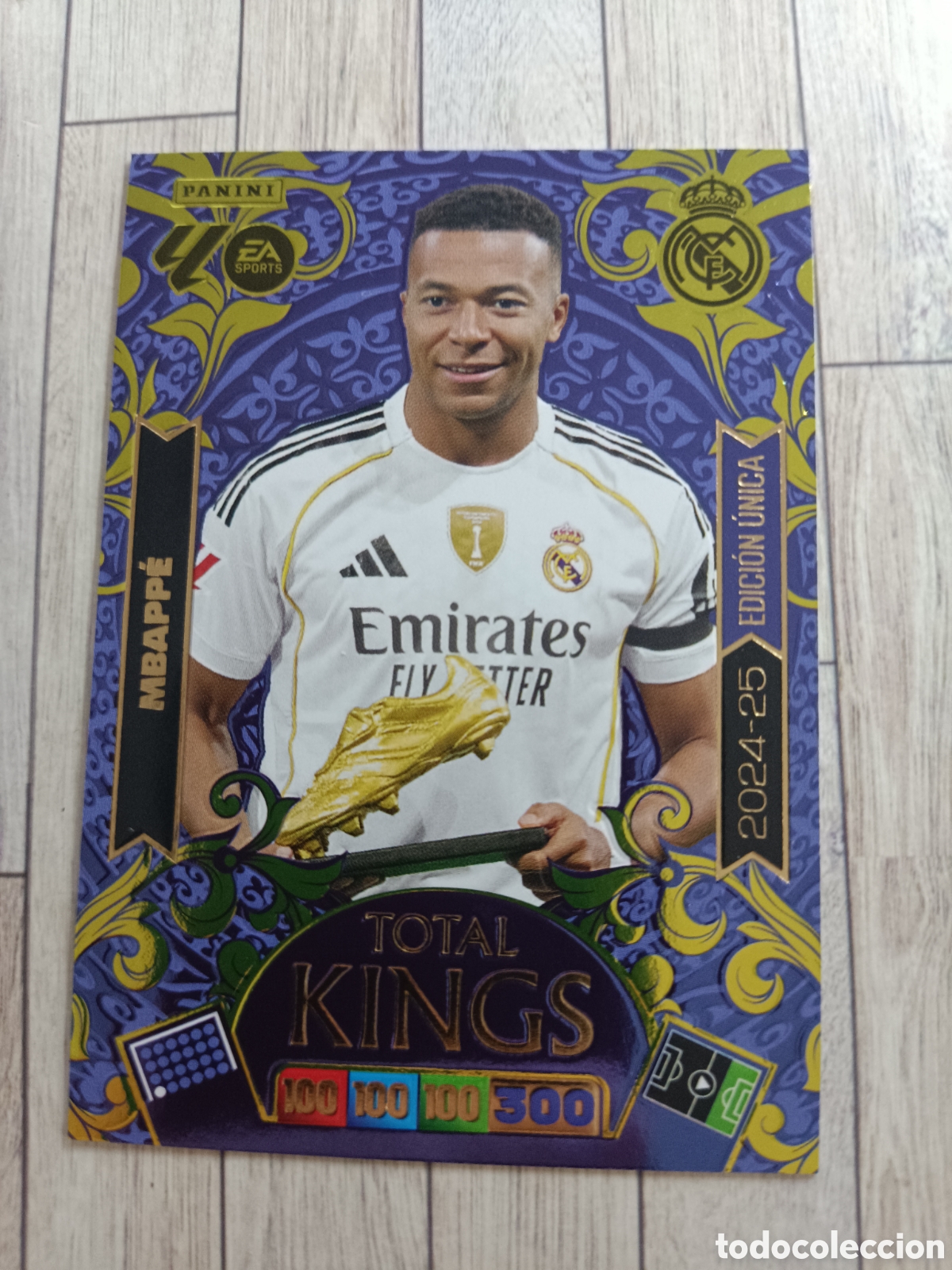 Cartes &agrave; collectionner de Football: MBAPPE DREAM BOX REAL MADRID 2024-25 TOTAL KINGS ADRENALYN XL 2025 2026 PANINI 25 26