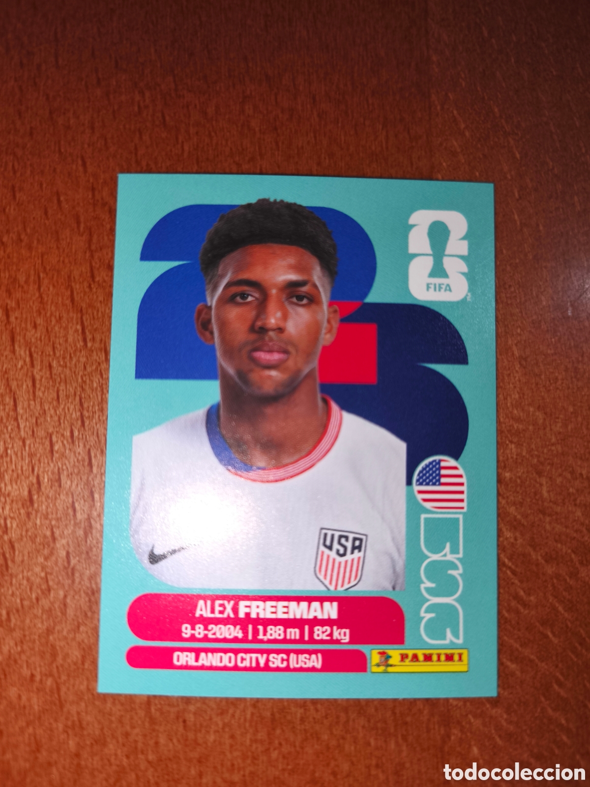 Cartes &agrave; collectionner de Football: USA6 Alex Freeman USA 6 Fifa World Cup 2026 Estados Unidos