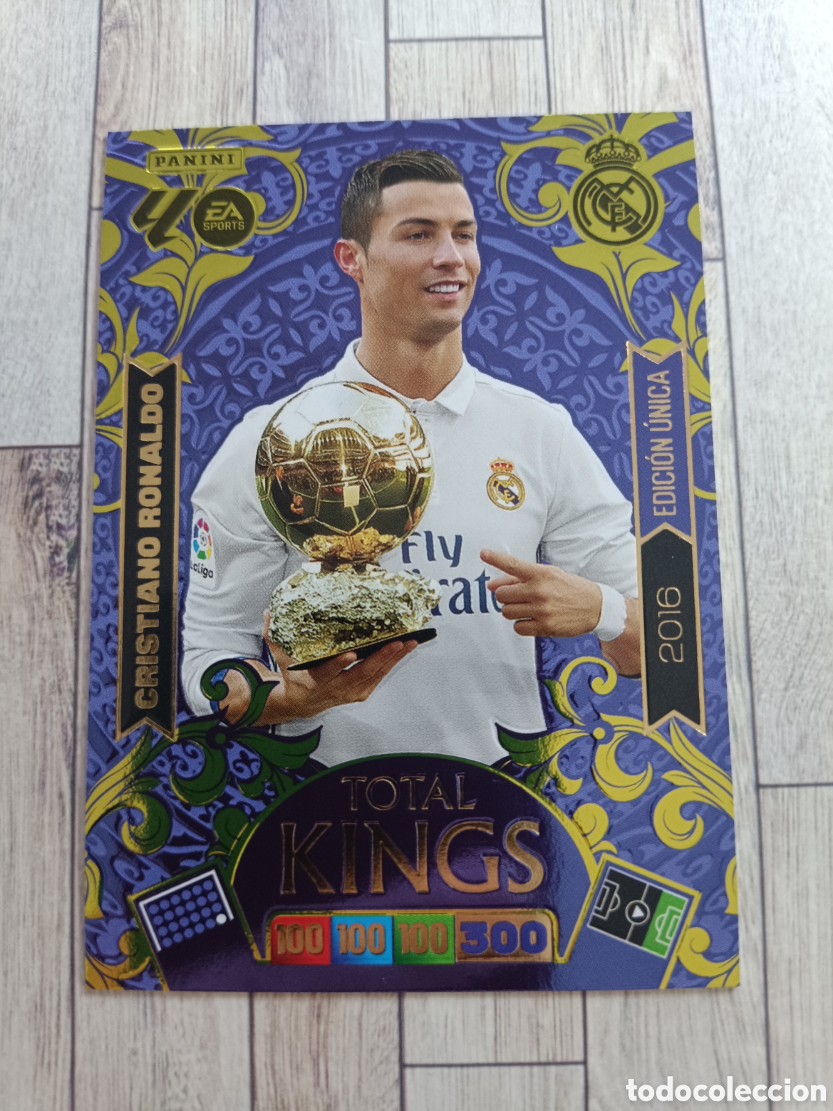 Cromos de F&uacute;tbol: CRISTIANO RONALDO DREAM BOX REAL MADRID 2016 CARD TOTAL KINGS ADRENALYN XL 2025 2026 PANINI 25 26