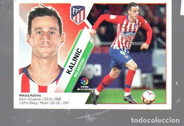 Football Stickers: CROMO DE F&Uacute;TBOL ATLETICO MADRID KALINIC N&ordm; 16 DEL A&Ntilde;O 2019/20 DE EDITO ESTE PANINI NO ESTUVO PEGADO