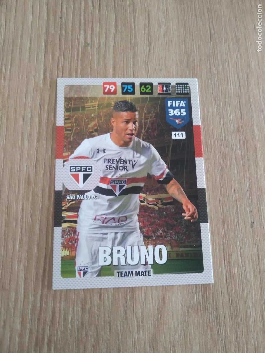 Figurine di Calcio: 111 BRUNO SAO PAULO CROMO FUTBOL PANINI ADRENALYN 16-17 FIFA 365 2016-2017