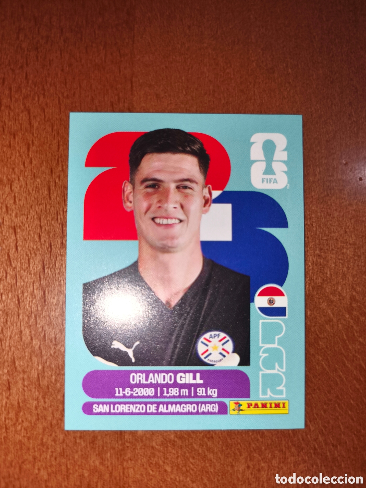 Fu&szlig;ball-Sticker: PAR3 Orlando Gill PAR 3 Fifa World Cup 2026 Paraguay