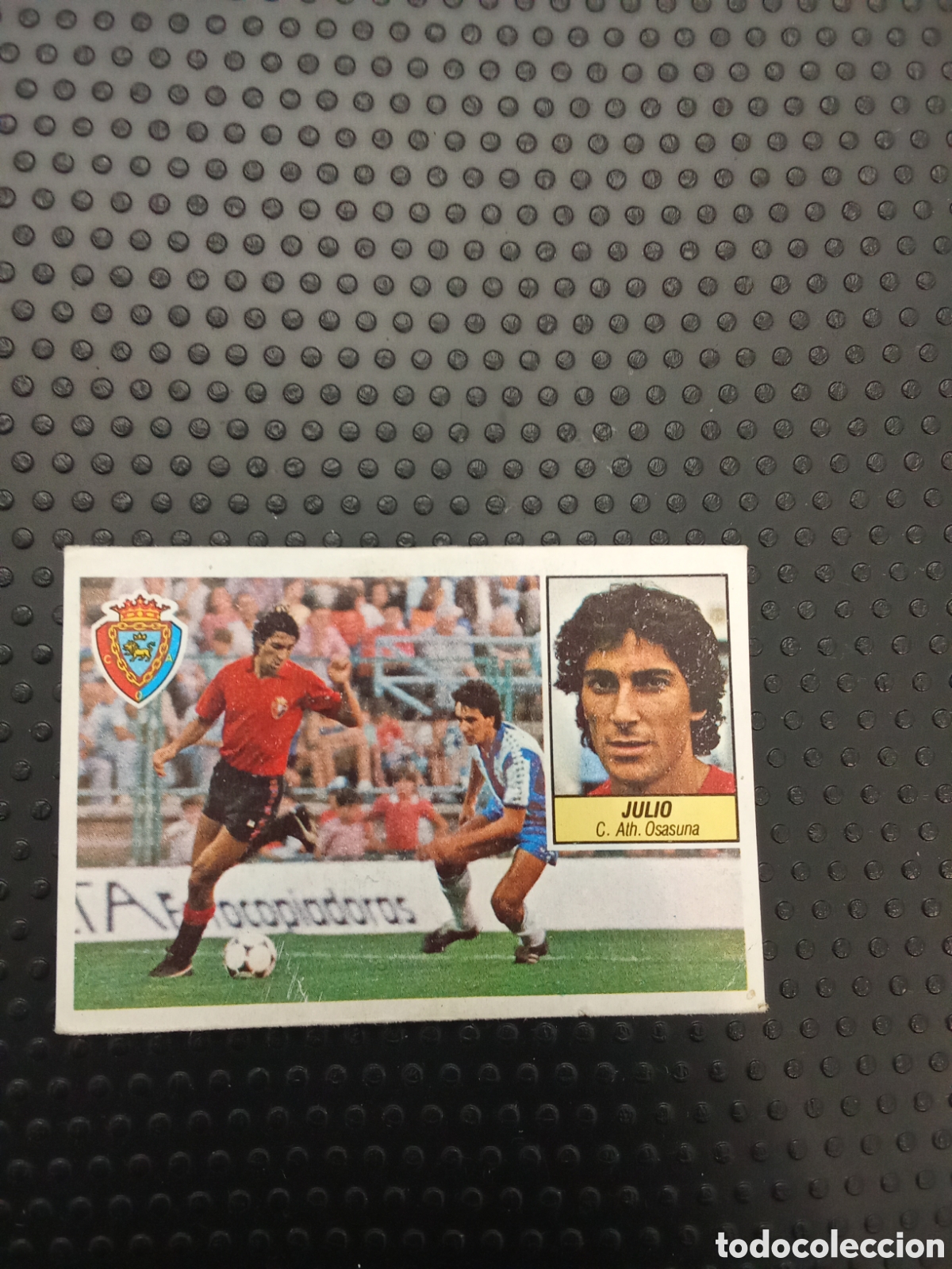 Fu&szlig;ball-Sticker: JULIO BAJA OSASUNA EDICIONES ESTE 1984 1985 84-85 NUEVO