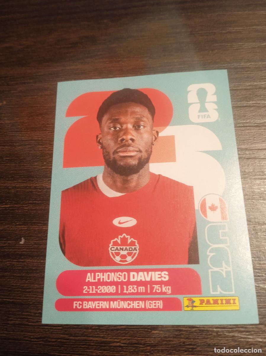 Cromos de F&uacute;tbol: Cromo Mundial Futbol 2026 Panini canada usa Mexico Canada Alphonso Davies CAN 3