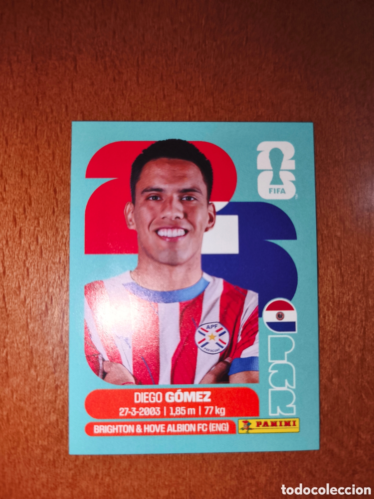 Cromos de F&uacute;tbol: PAR10 Diego G&oacute;mez PAR 10 Fifa World Cup 2026 Paraguay