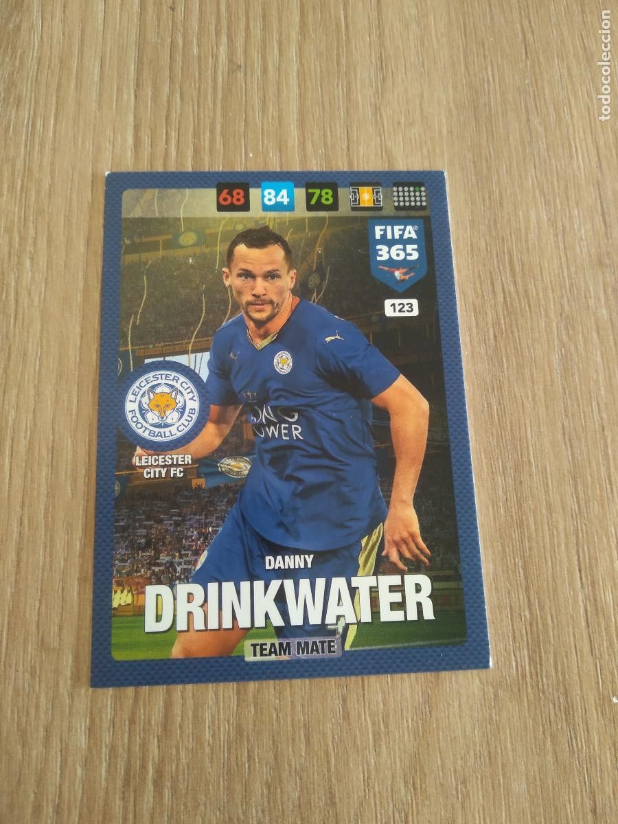 Cromos de F&uacute;tbol: 123 DRINKWATER LEICESTER CROMO FUTBOL PANINI ADRENALYN 16-17 FIFA 365 2016-2017