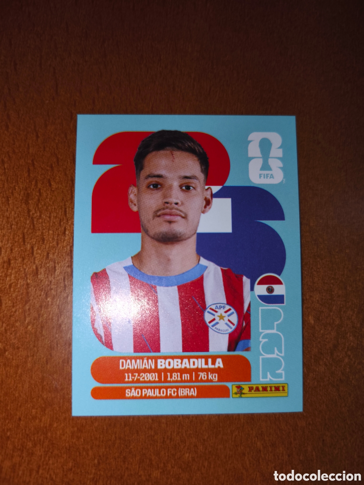 Cartes &agrave; collectionner de Football: PAR11 Dami&aacute;n Bobadilla PAR 11 Fifa World Cup 2026 Paraguay