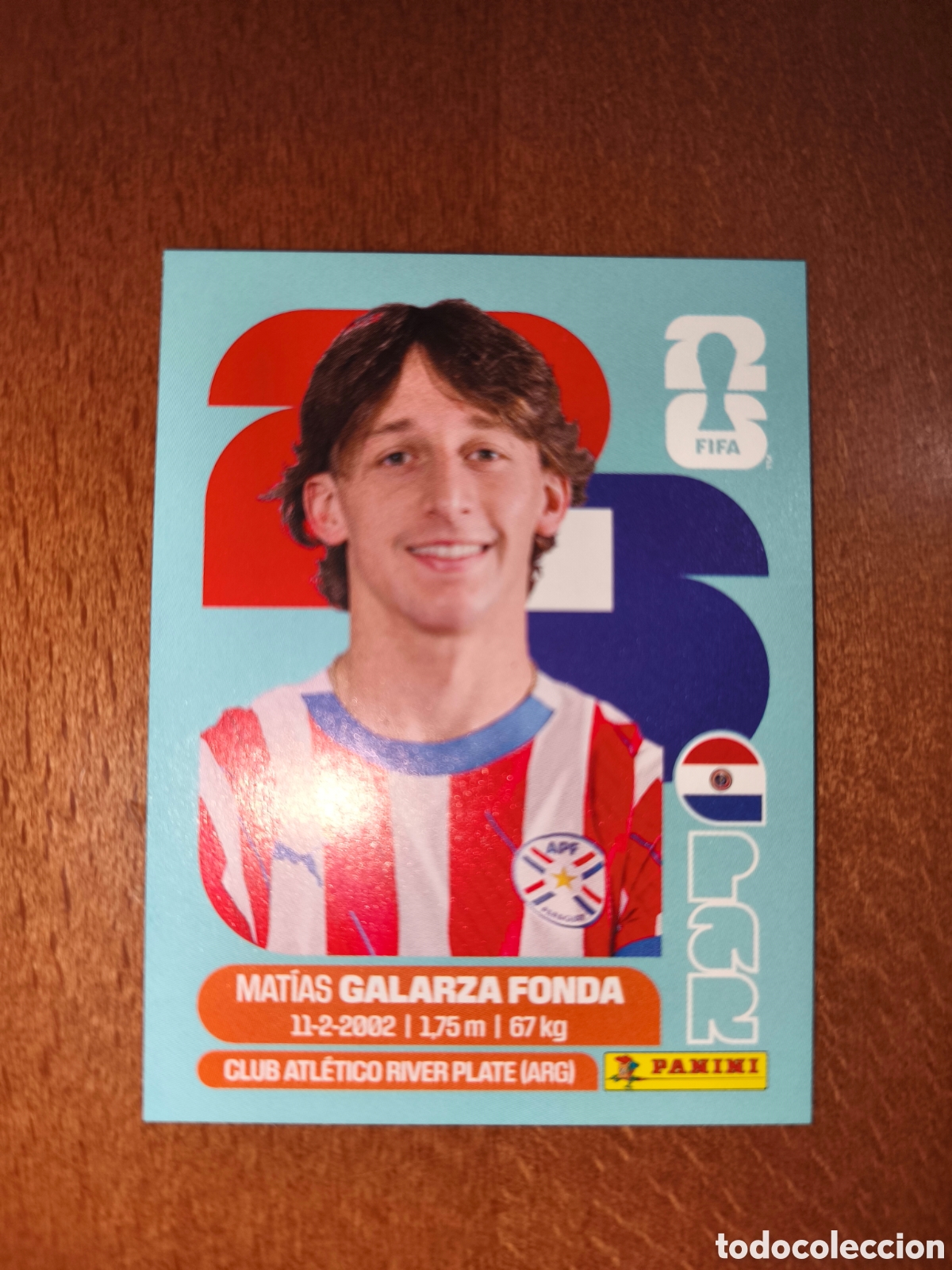Cartes &agrave; collectionner de Football: PAR14 Mat&iacute;as Galarza Fonda PAR 14 Fifa World Cup 2026 Paraguay