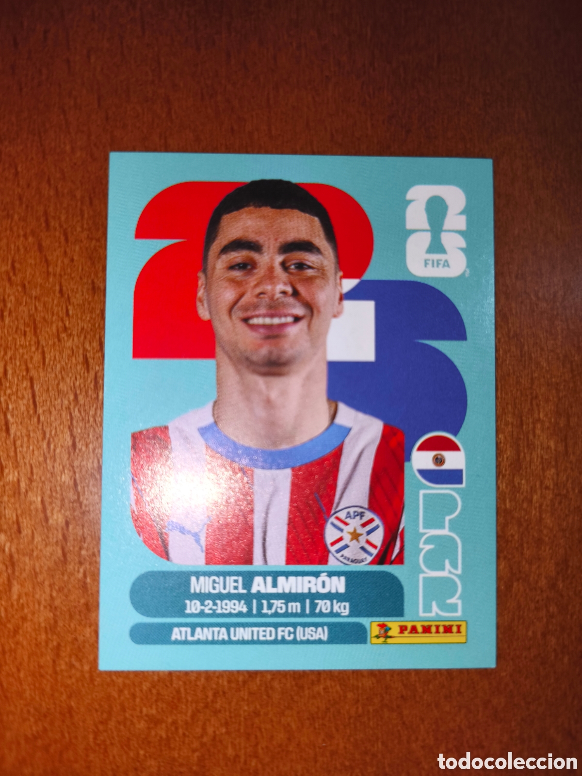 Cromos de F&uacute;tbol: PAR17 Miguel Almir&oacute;n PAR 17 Fifa World Cup 2026 Paraguay