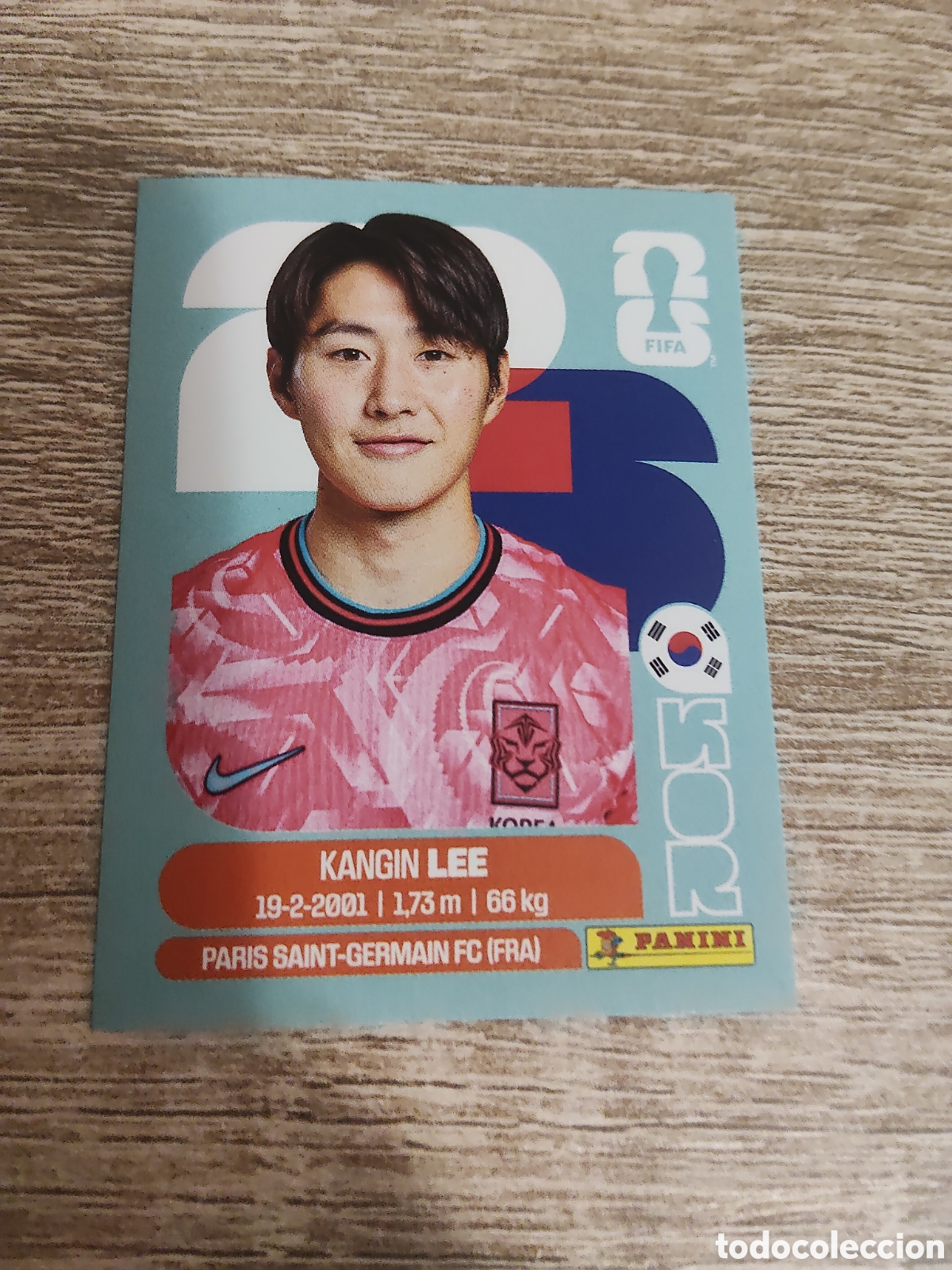 Cromos de F&uacute;tbol: Panini mundial 2026 KOR 12 Kangin Lee Corea del Sur