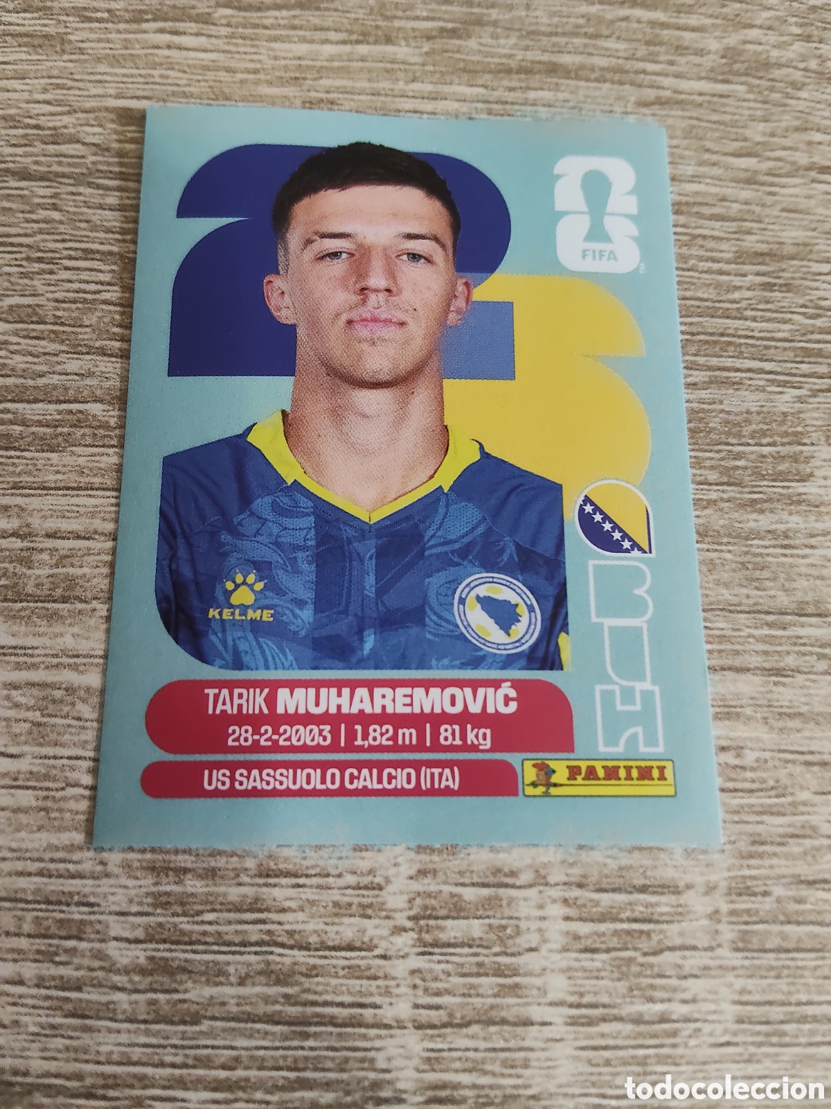 Cromos de F&uacute;tbol: Panini mundial 2026 BIH 5 Tarik Muharemovic Bosnia Herzegovina