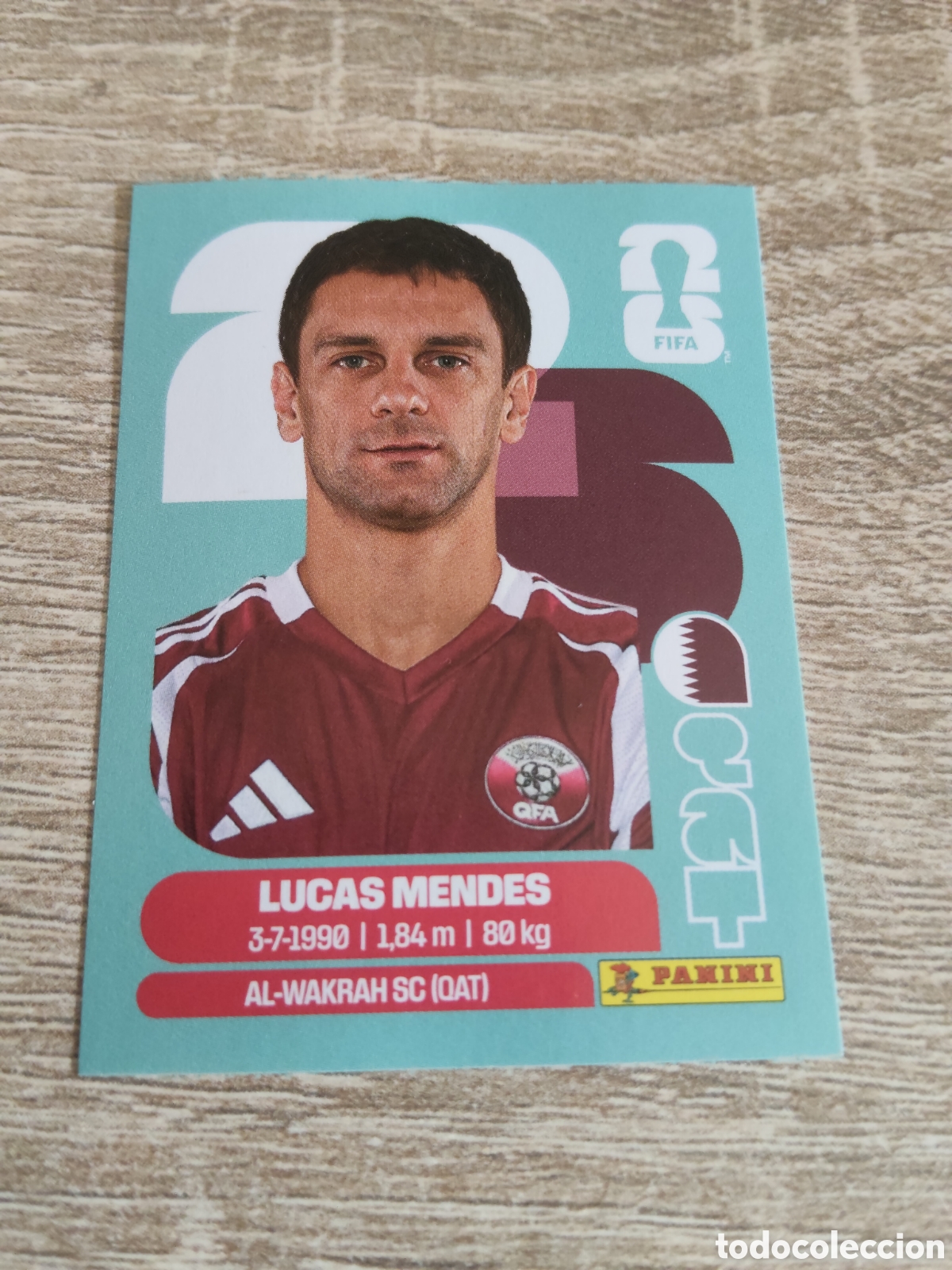 Cromos de F&uacute;tbol: Panini mundial 2026 QAT 4 Lucas Mendes Qatar
