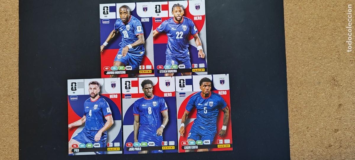 Cromos de F&uacute;tbol: ADRENALYN XL FIFA WORLD CUP 2026 LOTE DE 5 CARTAS DE CABO VERDE # PANINI