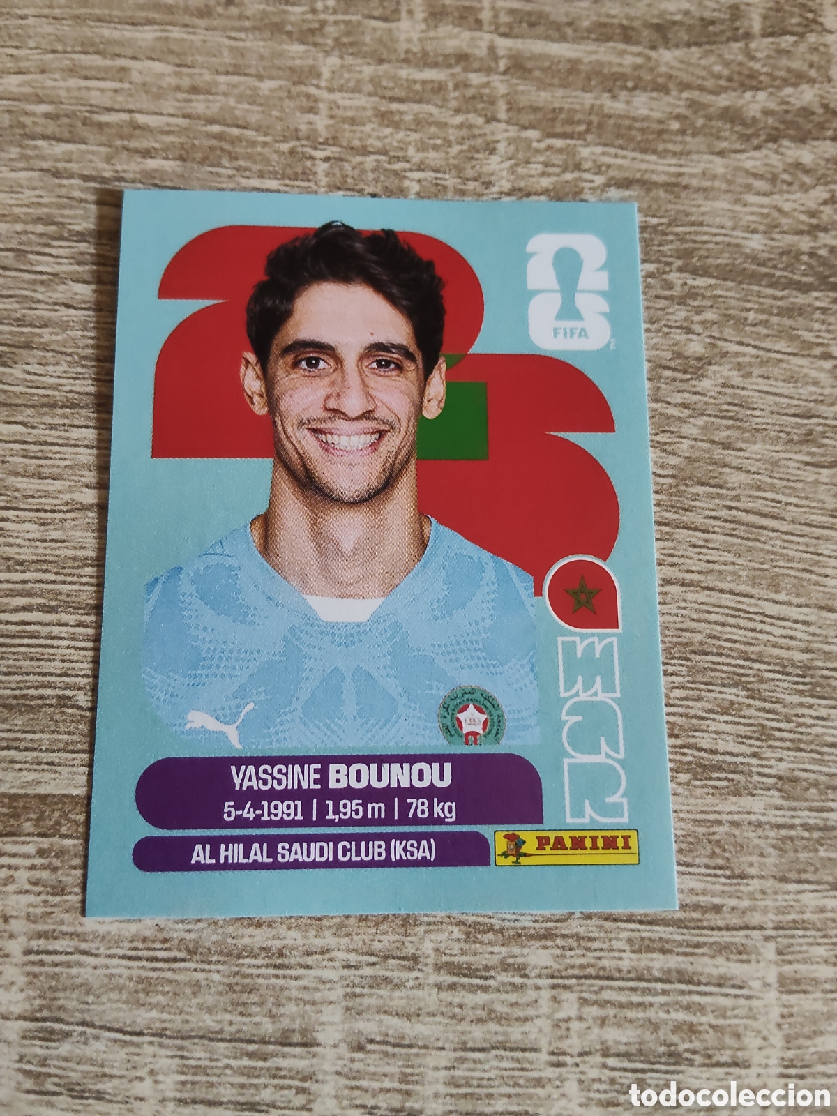 Cromos de F&uacute;tbol: Panini mundial 2026 MAR 2 Yassine Bounou Marruecos
