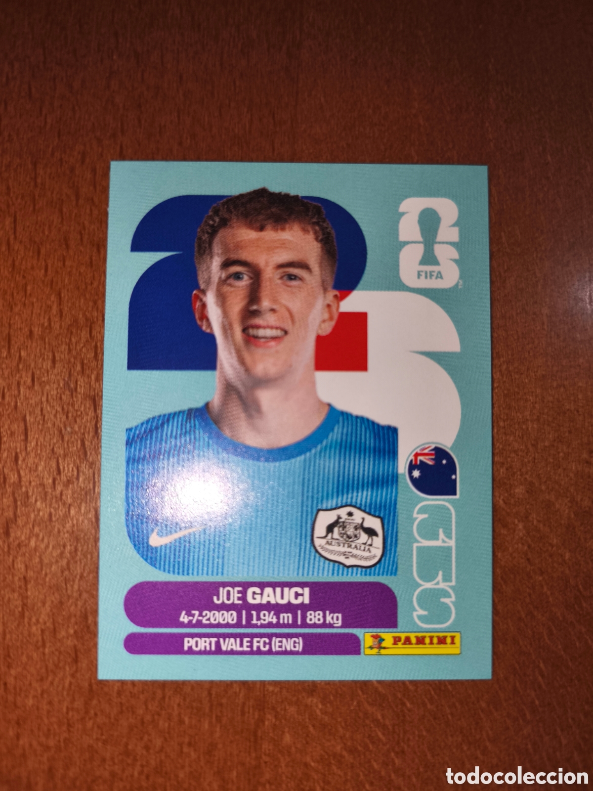 Cromos de F&uacute;tbol: AUS3 Joe Gauci AUS 3 Fifa World Cup 2026 Australia