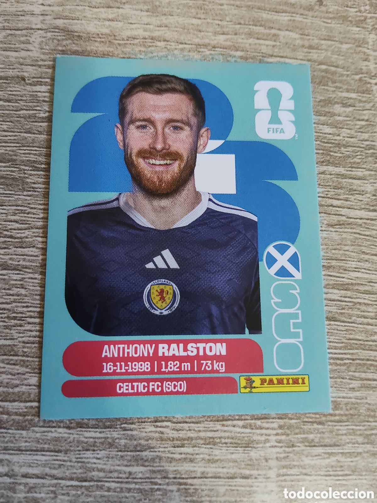 Cromos de F&uacute;tbol: Panini mundial 2026 SCO 9 Anthony Ralston Escocia
