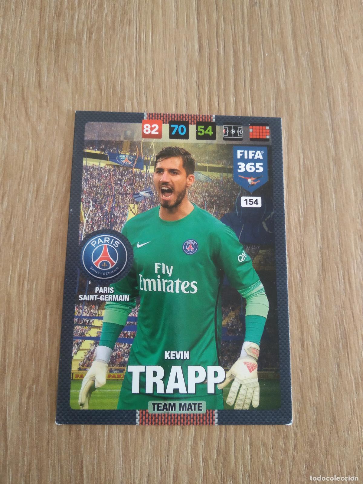 Cromos de F&uacute;tbol: 154 KEVIN TRAPP PARIS SAINT GERMAIN CROMO FUTBOL PANINI ADRENALYN 16-17 FIFA 365 2016-2017
